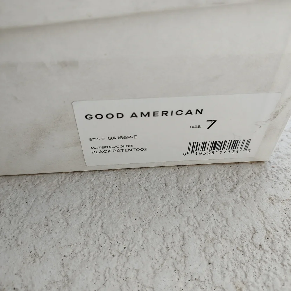 Good American square toe heeled ankle booties - Picture 5 of 8